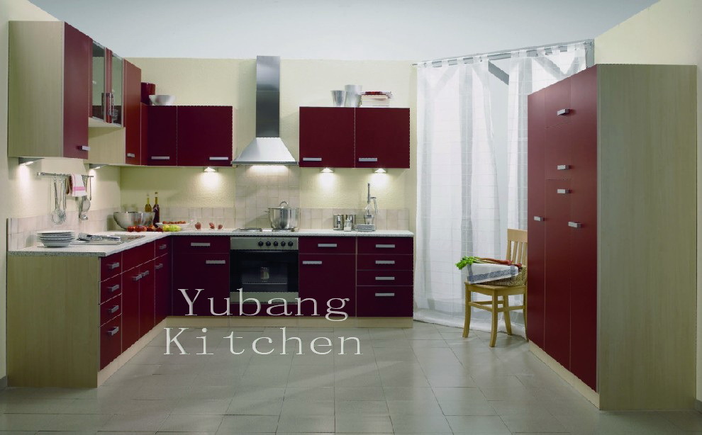 Modern Style Kitchen Cabinets (kitchen furniture #M2012-12)