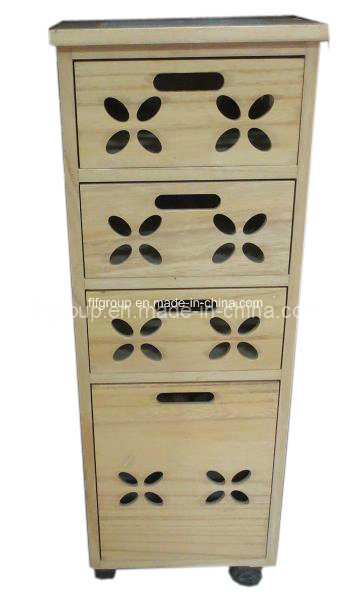 Elegant Design Antique Standing Wooden Cabinet in Customized Size