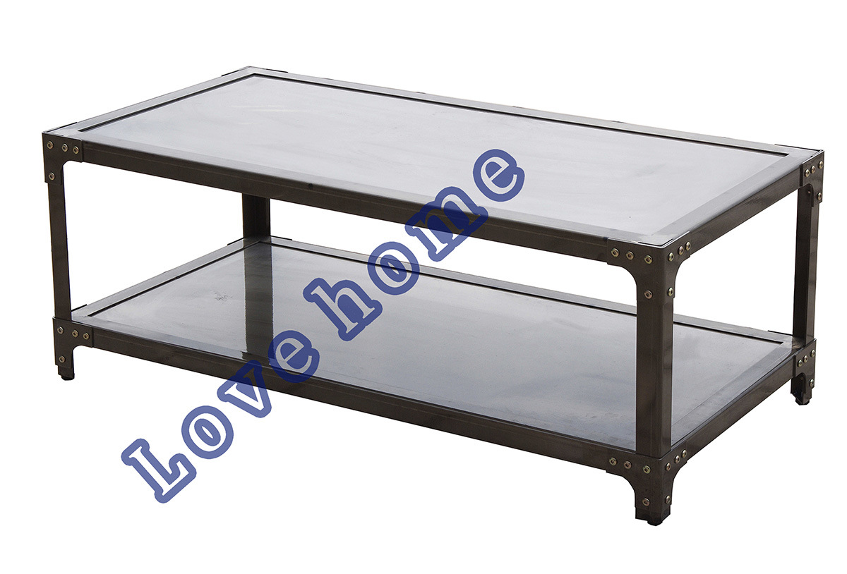 Industrial Dining Coffee Knock Down Metal Table