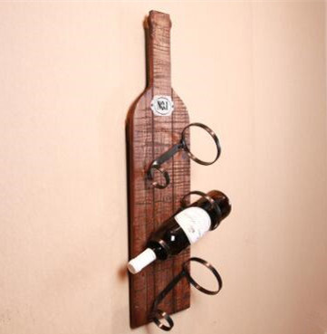 Plain Wood Wine Rack for Bar