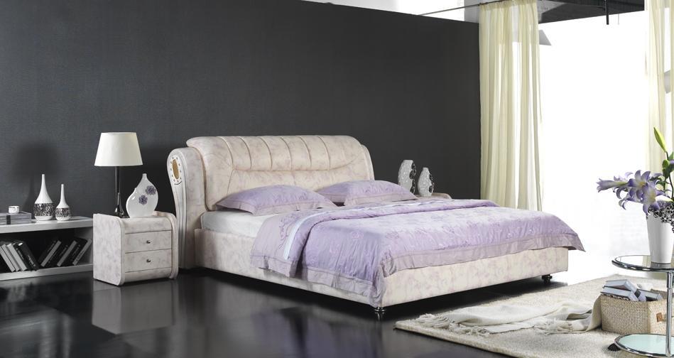 Modern Bedroom Furniture Leather Bed