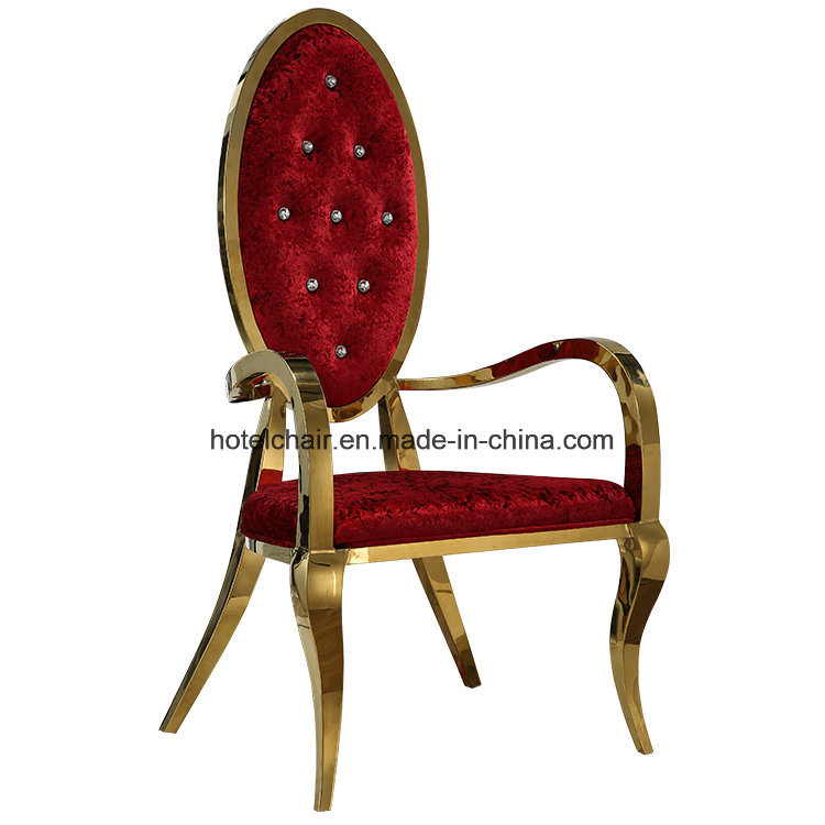 Fabric Cushion Dining Wedding Chairs