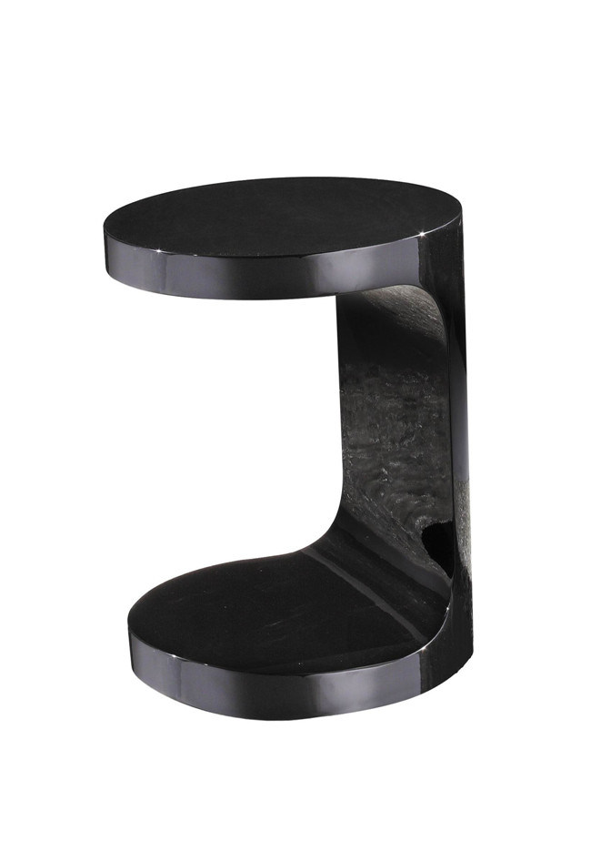 Black High End Corner Table (CJ-M045)