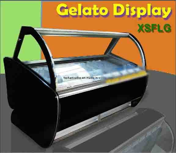 Italian Ice Cream Display Cabinet for Sales (CE)