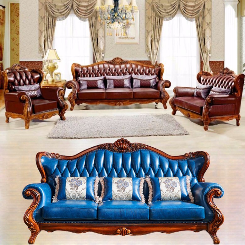 Wood Sofa Set for Living Room Furniture (508C)