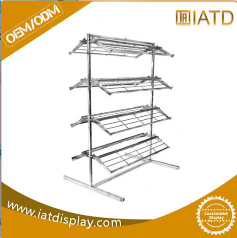 Customized POS Retail Store Floor Display Rack Display Shelf