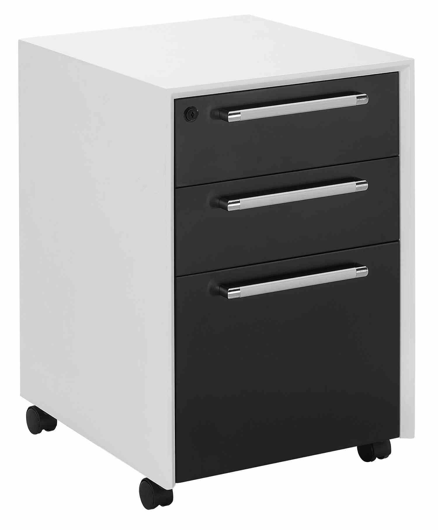 Mobile 3 Drawer Under Desk File Cabinet for Office