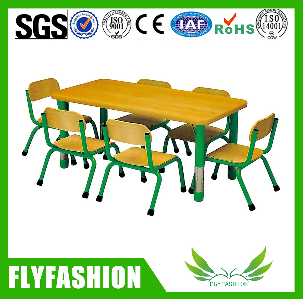 Hot Sale Preschool Furniture Wooden Study Desk for Classroom Sf-07c