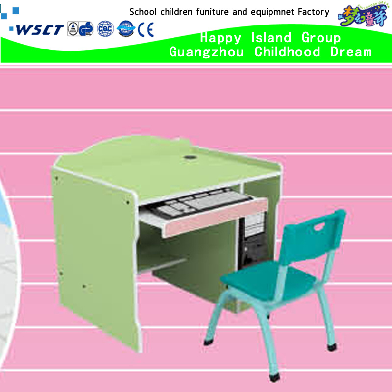 Kindergarten Furniture Kids PC Table Wooden Table (HB-04102)