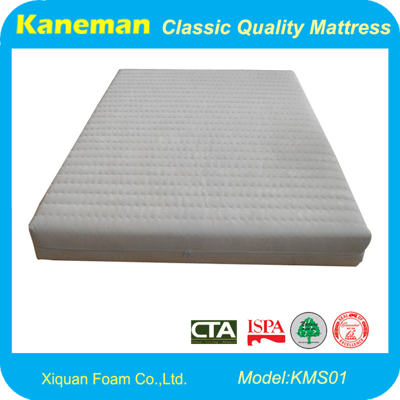 Memory Foam Mattress with 3 Sides Zipper