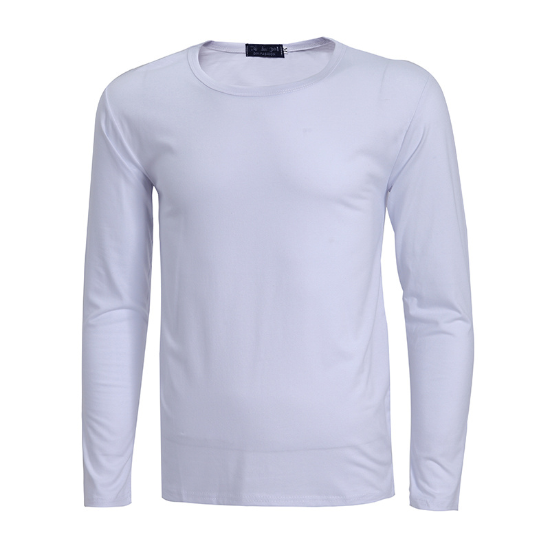 OEM Mens Long Sleeve Cotton Cheap Pure T Shirt