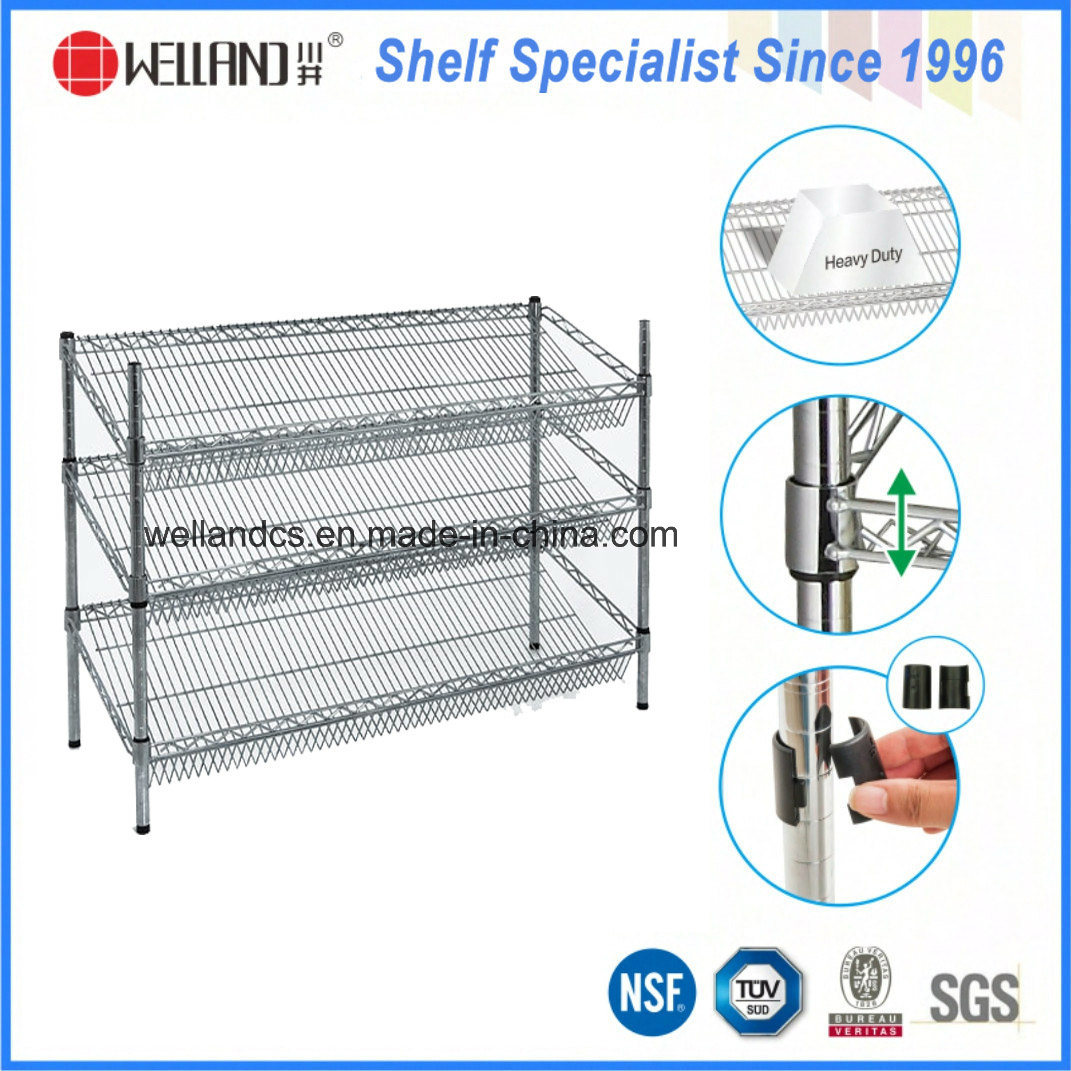 Wholesale DIY Metal Wire Bakery Display Rack Shelf Factory