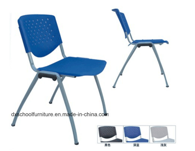 Plastic Chair with Metal Frame for Office