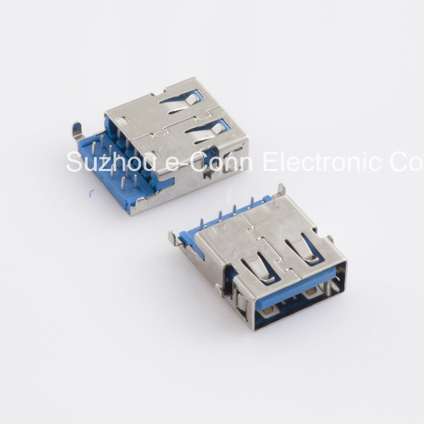 USB Shielded I/O Receptacle Right Angle Usbx-A9fx-Xxr0-21