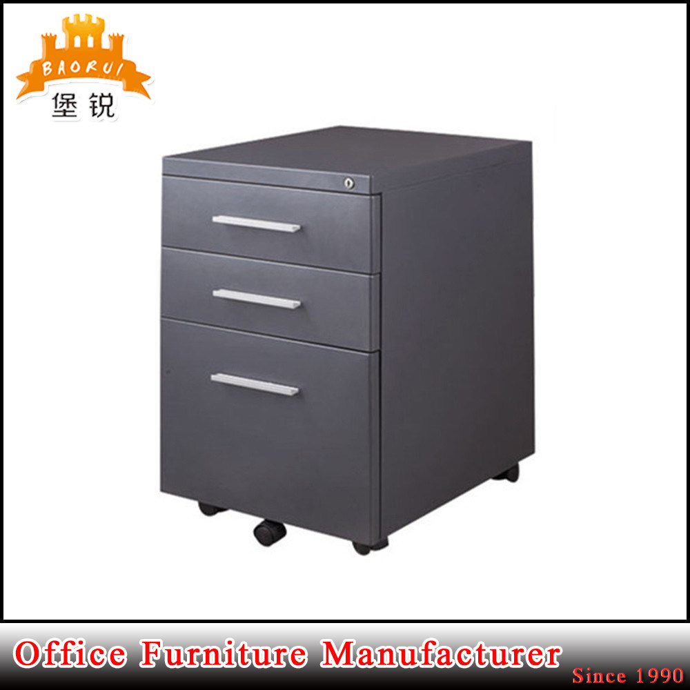 Professional Dubai 3 Drawer Metal Mobile Office File Cabinet