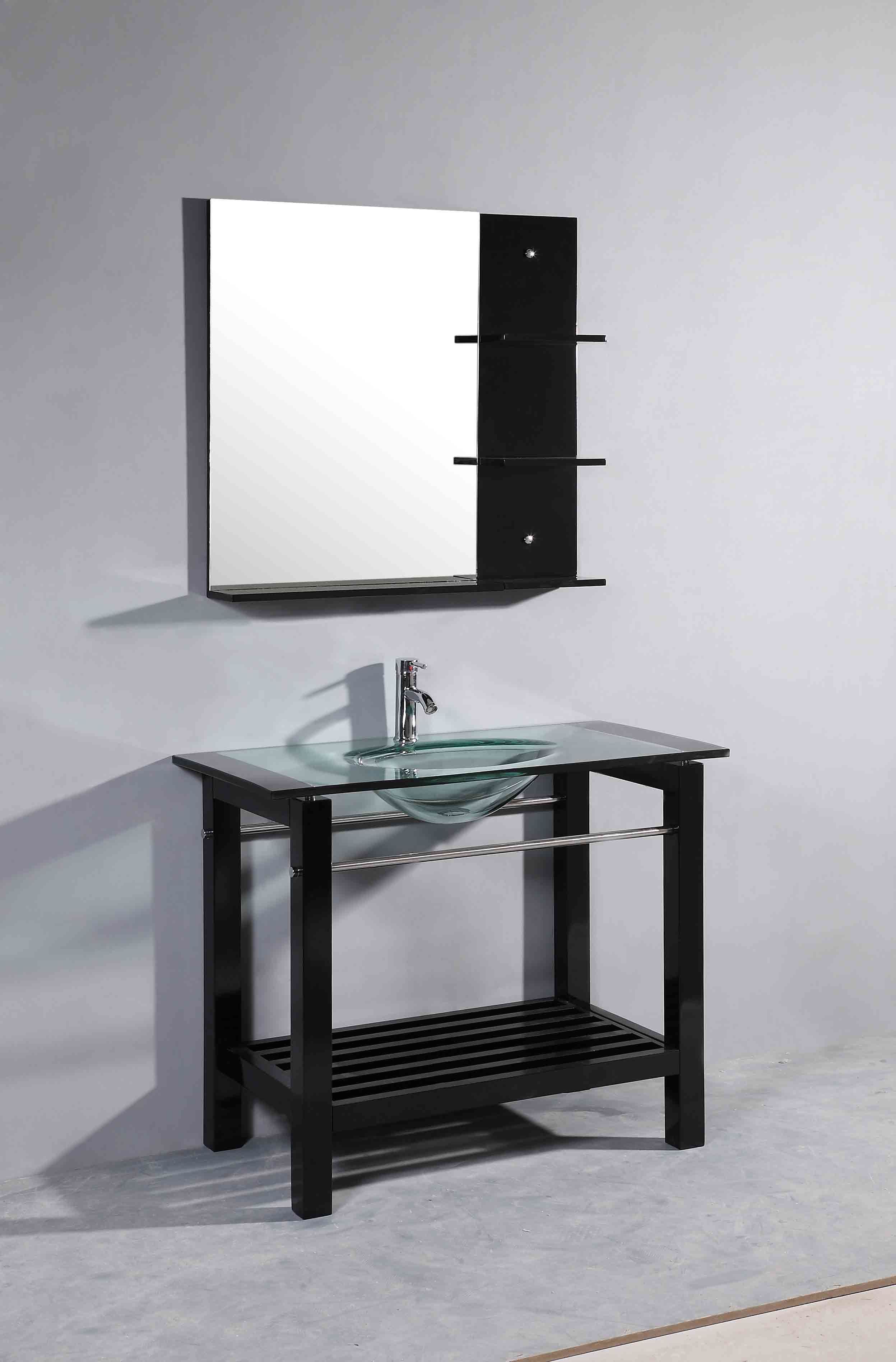 Modern Design Tempered Glass Wash Basin