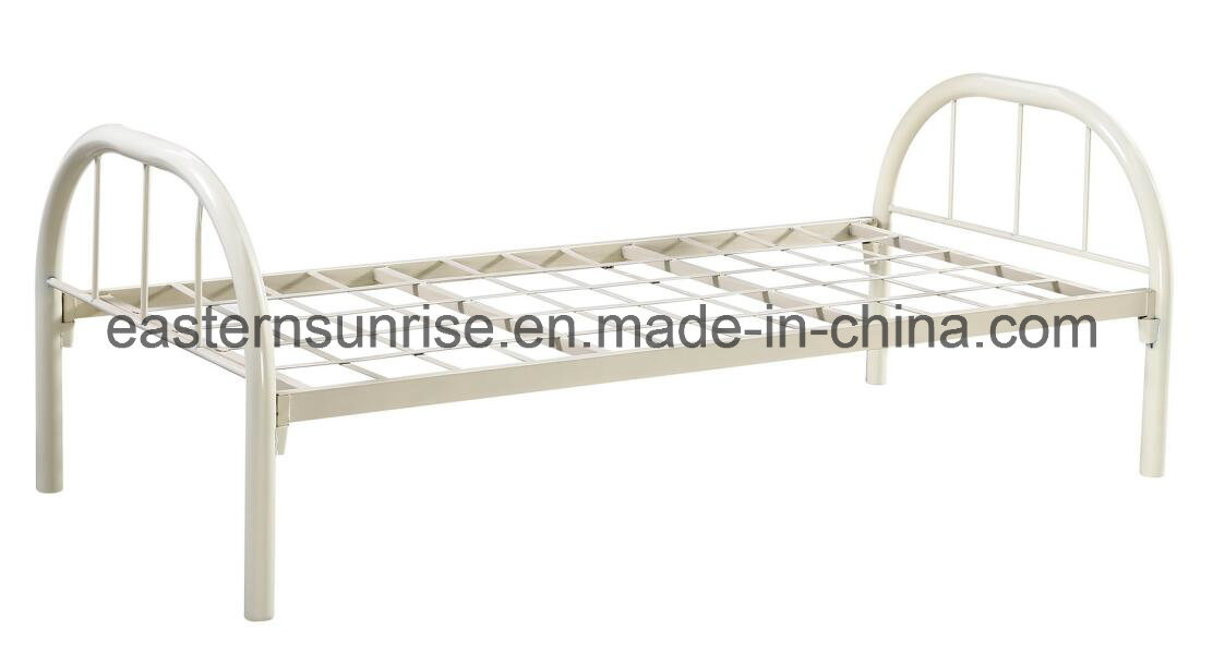 Low Price Heavy Duty Qualified Metal Steel Iron Single Bed