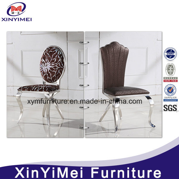 PU Leather Hotel Stainless Steel Chair