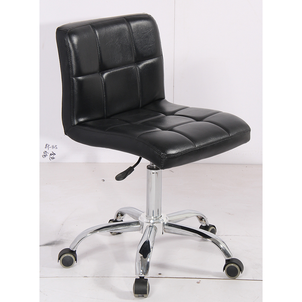 Spacious Barber Stool with Backrest Adjustable Barstool for Sale