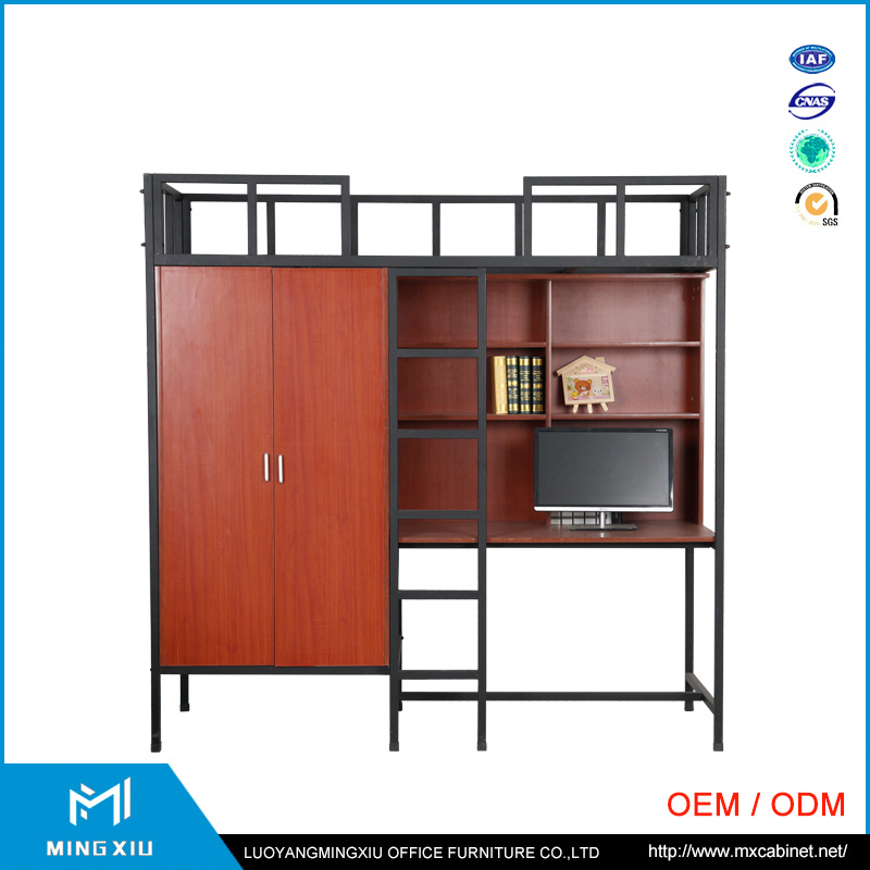 Chinese Manufacturer School Furniture Metal Double Size Bunk Bed / Bunk Bed for Sale