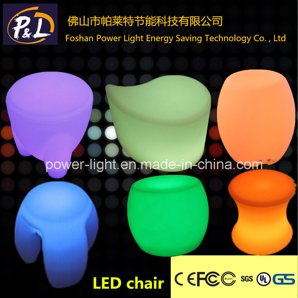 Bar Furniture LED Lighted Magic Small Tripod Stools