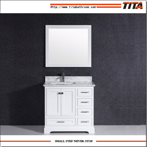 Solid Wood Bathroom Vanity Cabinet T9311-36W