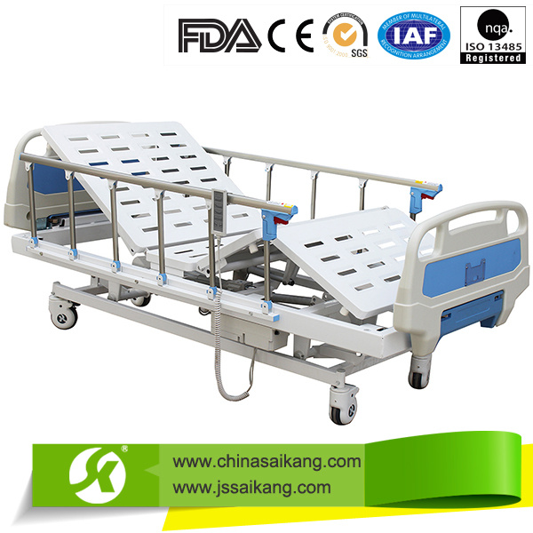 Stainless Steel 2 Cranks Manual Hospital Bed