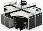 Modern Style Premium Staff Partition Workstations Office Desk (PS-AWK-014)