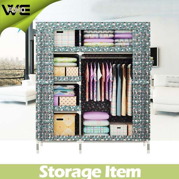 Bedroom Fabric Furniture Storage Very Double Canvas Wardrobe