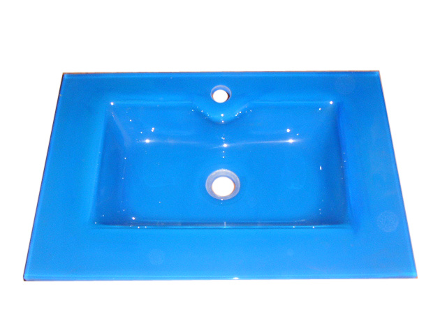 610/810/1010/1210mm One Piece Glass Basin