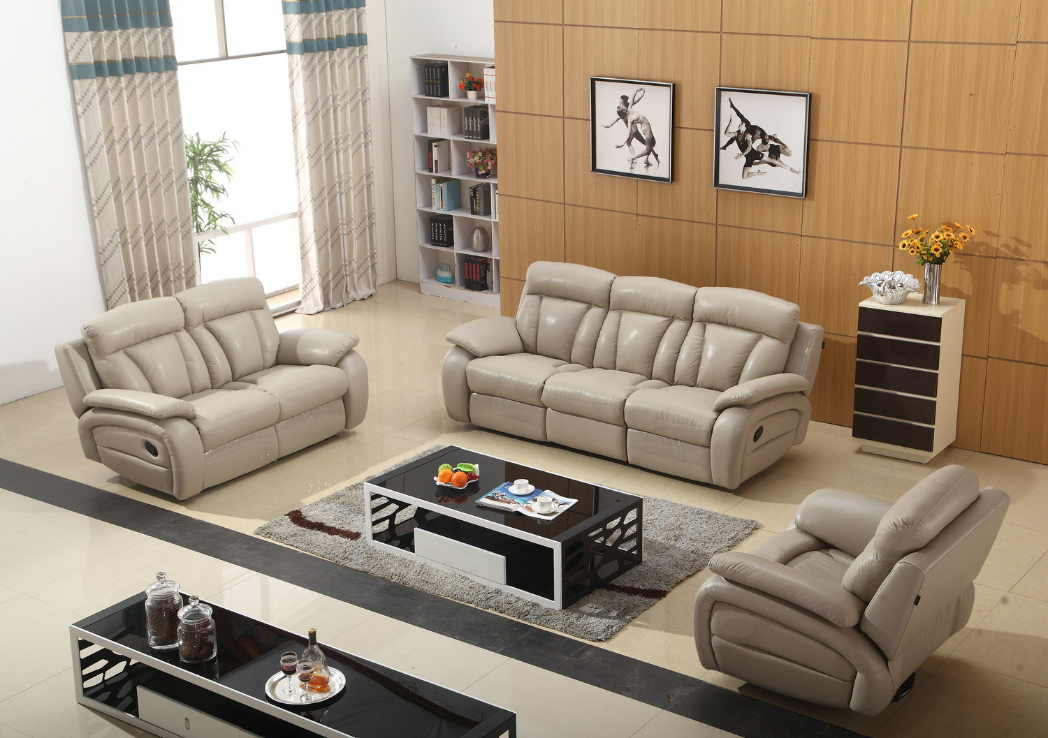 Modern Recliner Sofa for Living Room Furniture (969)