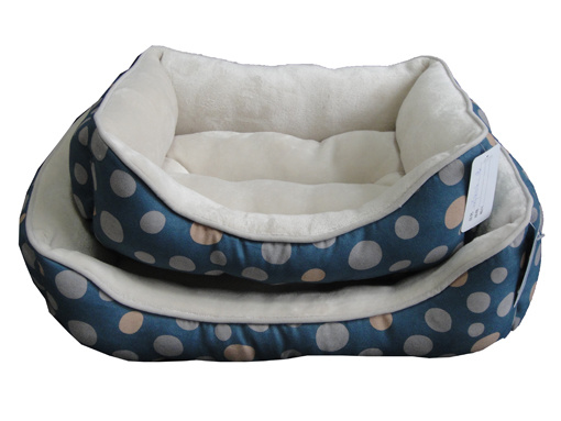 Square Suede Dog Bed (WY141116-1A/B)