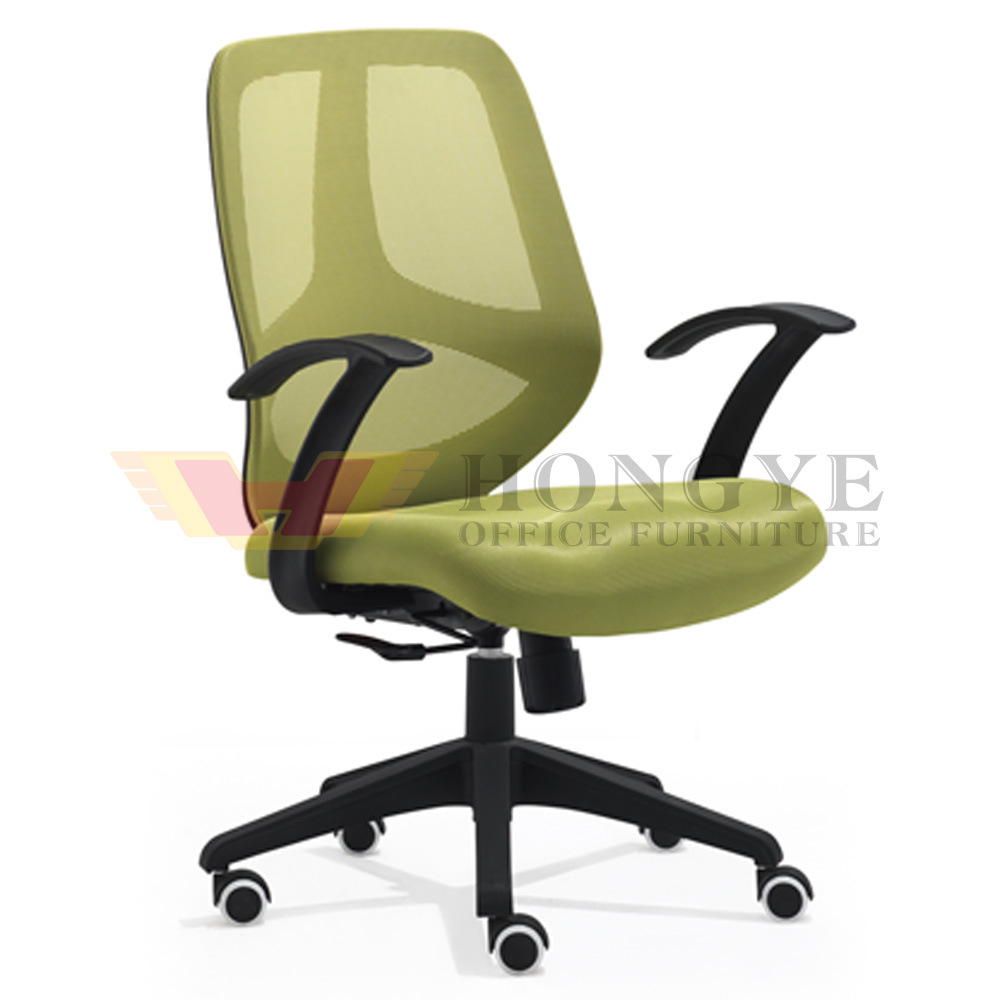 Fashion Design Mesh Chair with Solid Plastic Armrest for Office Furniture