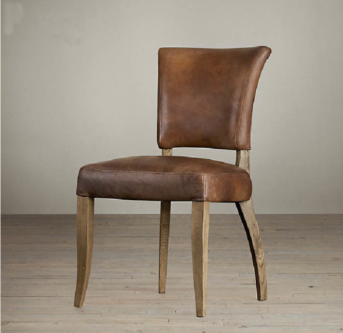 Wooden Chair with Genuine Leather (M-X1050)