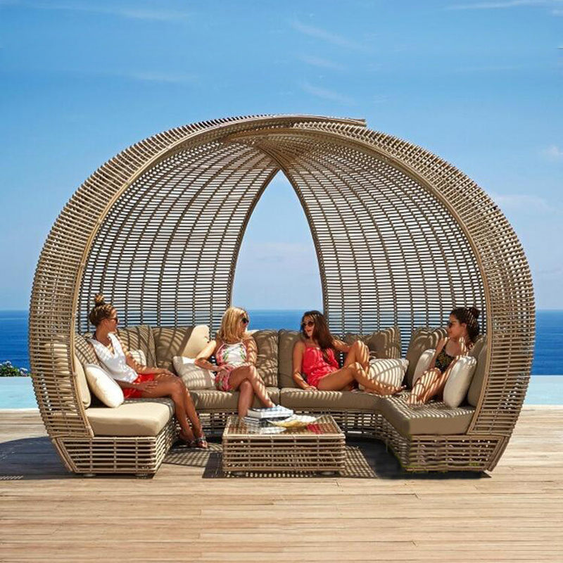 2017 Personality Outdoor Round Dome Sofa Rattan Sofa S205#