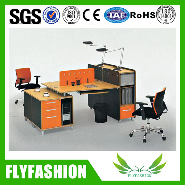 Fashion Workstation Melamine Board Office Desk for 2 Persons (OD-65)