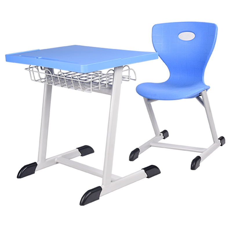 Colorful Plastic School Furniture Student Chair Student Desk for One People