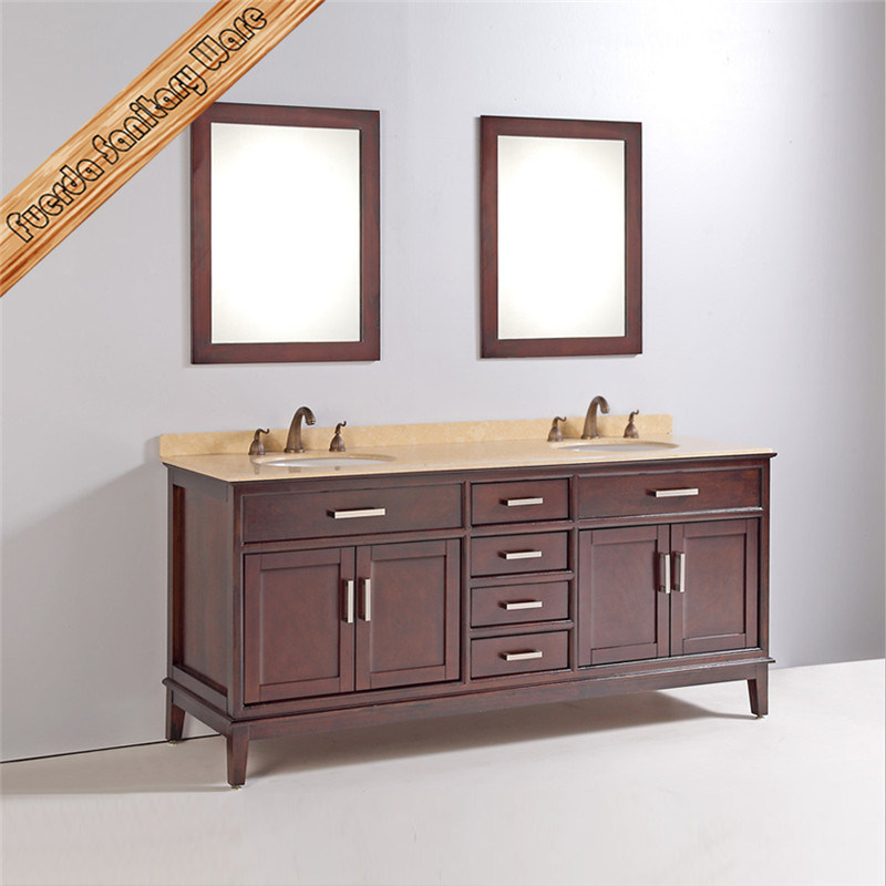 Fed-1833 72 Inch Hot Sales Double Sinks Modern Bathroom Vanities