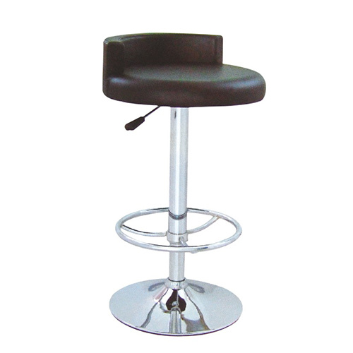 Popular Design Height Adjustable Black PU Leather Bar Stool (FS-411)