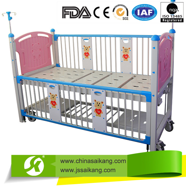 Lovely Popular Stainless Steel Baby Furniture Children Bed