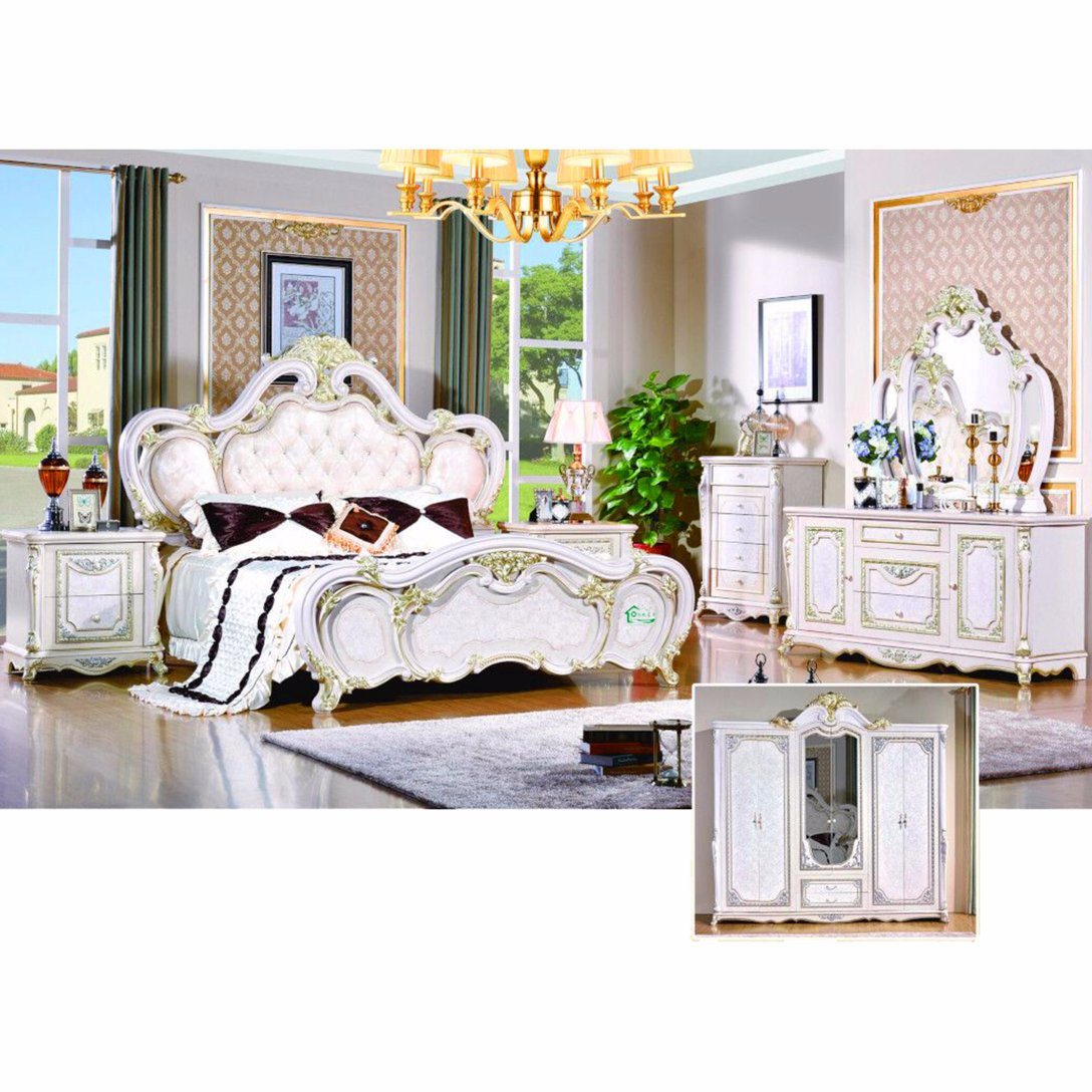 Bedroom Bed for Antique Home Furniture and Hotel Furniture (W815B)