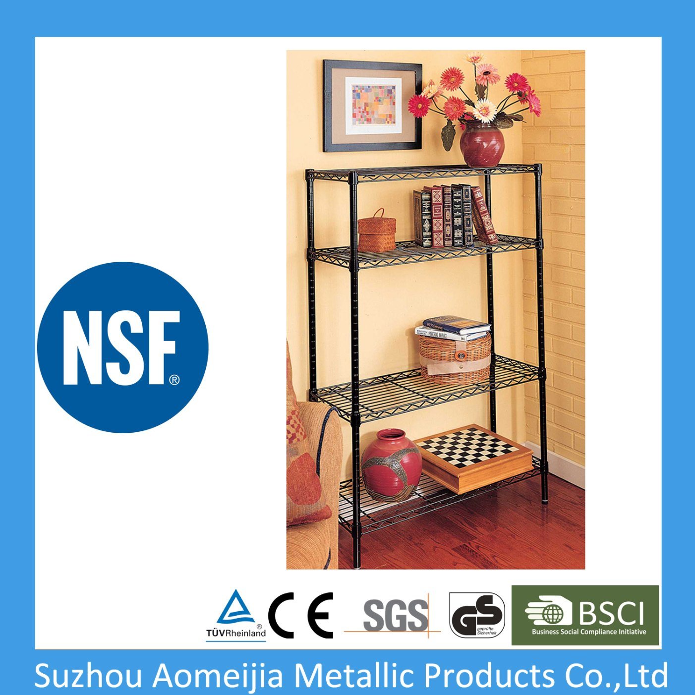 Great Price Hot Sale Metal Wire Flowers Shelf 071312