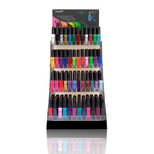 Exquisite Acrylic Display Shelves for Nail Polish