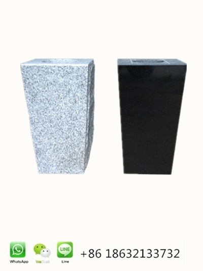 Decoration Vase Granite Splayed Vase for Tombsone