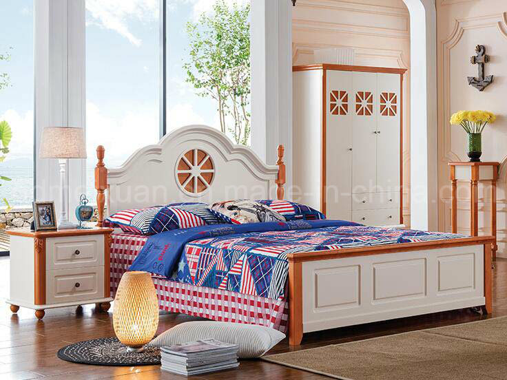 Solid Wooden Bed Modern Beds (M-X2708)