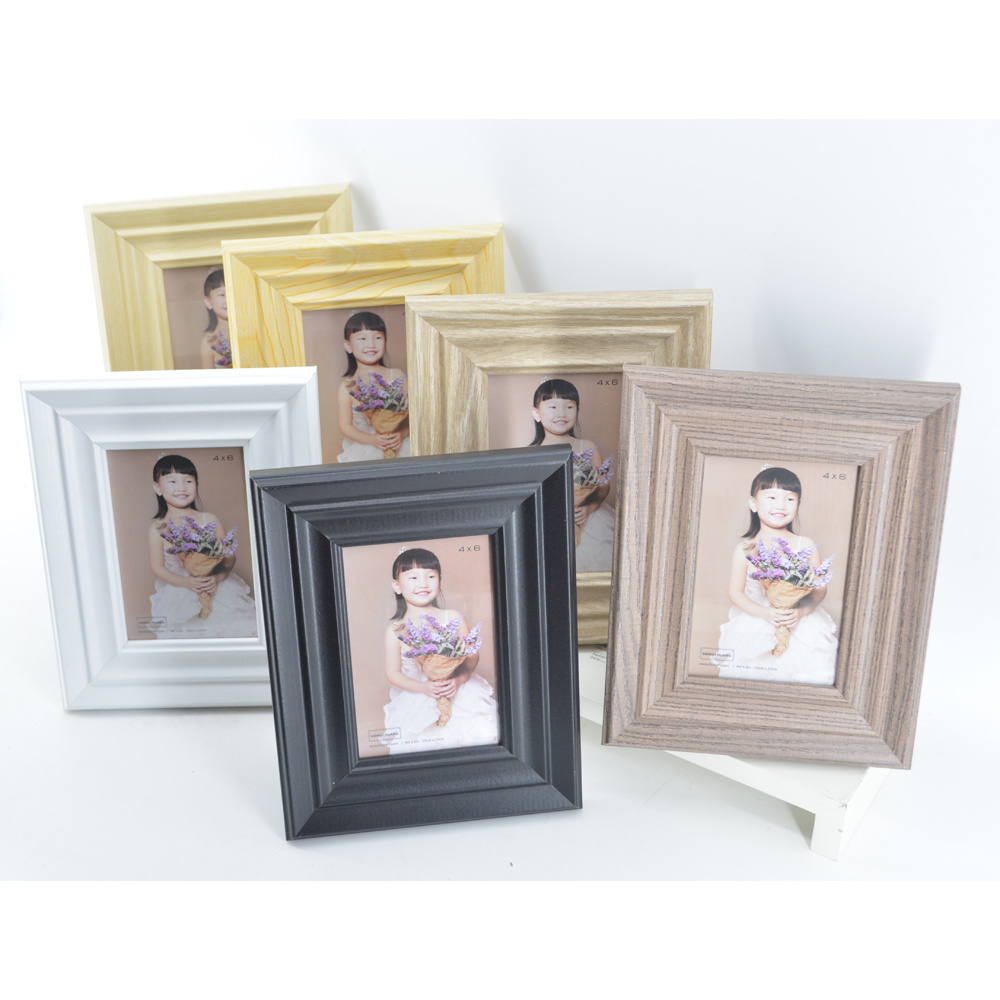 MDF Wooden Grain Picture Frame for Home Decoration