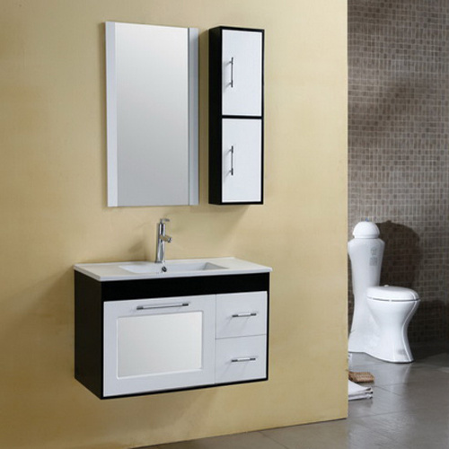 Hot Sale Wall Mounted PVC Bathroom Cabinet Sw-PVC856