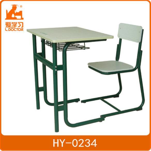 School Student Classroom Metal ABS Table with Chair