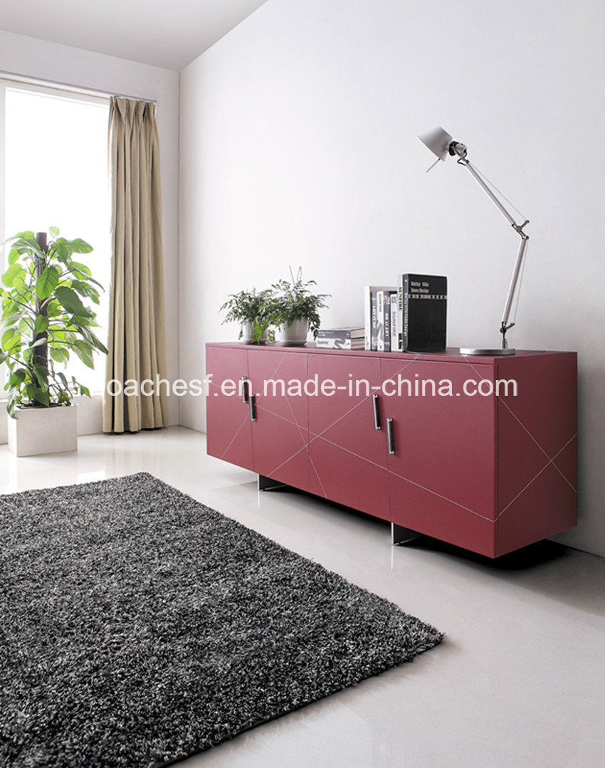 New Style Modern Leather Mdfoffice Cabinet (S603)