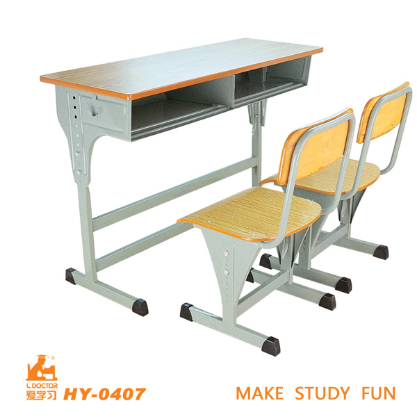 Double Student Desk and Chair